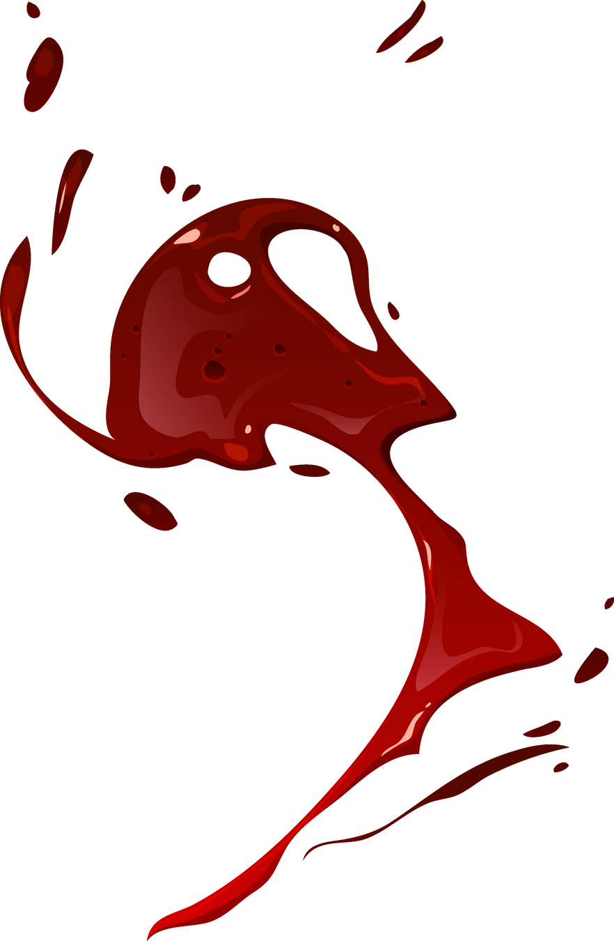 a red liquid splashing on a white background